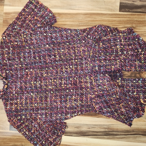 Multicolor Tweed Two-Piece Set - Picture 7 of 7